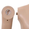 vidaXL Manichino Bambino Figura Intera Base in Vetro Beige 140 cm