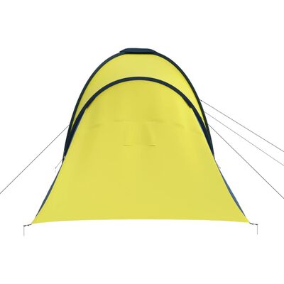 vidaXL Tenda da Campeggio per 6 Persone Blu e Giallo