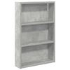 vidaXL Armadio da bagno a muro Grigio Cemento 40 x 10 x 60,5 cm