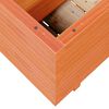 vidaXL Fioriera Giardino Marrone Cera 110x40x49,5 Legno Massello Pino