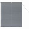 vidaXL Tendaggi a veneziana Grigio Scuro 130 x 110 cm Alluminio