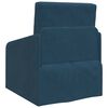 vidaXL Divano letto Blu 65 x 80 x 83 cm Velluto