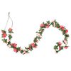 vidaXL Ghirlande Fiori Artificiali Natale 6 pz Rosa Primavera 250 cm