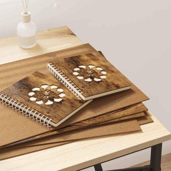 vidaXL Pannelli decorativi 12 pcs Rovere fumé 30 x 42 x 0.27 cm