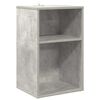 vidaXL Mobile porta vinili Grigio Cemento 38 x 33 x 61 cm