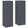 vidaXL Supporto per piante 2 pz Antracite 24 x 24 x 75 cm