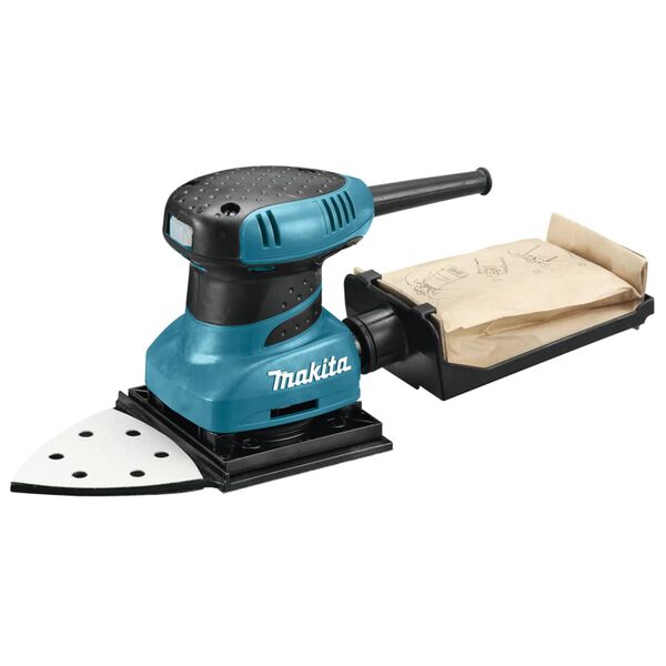 Makita Levigatrice Orbitale 200 W Blu e Nera