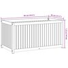 vidaXL Fioriera da Giardino 85x45x44 cm in Legno Acacia e Acciaio
