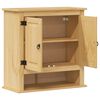 vidaXL Mobile Bagno a Parete Corona 70x33x71,5cm Legno Massello Pino