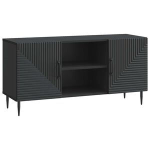 vidaXL Mobile TV Nero 102 x 34,5 x 50 cm Legno ingegnerizzato