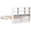 vidaXL Letto Libreria senza Materasso Bianco 160x200 cm Legno di Pino
