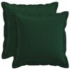 vidaXL Federa 2 pcs HOUTEN Verde Scuro 35 x 35 cm Lino