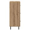 vidaXL Credenza rovere artigianale 34 x 34,5 x 90 cm Legno multistrato