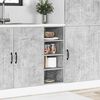 vidaXL Armadio Inferiore &ldquo;Riga&rdquo; Grigio Cemento 30x44,5x81,5 cm