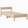 vidaXL Letto senza Materasso 75x190 cm in Legno Massello Pino