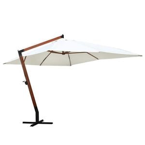 vidaXL Ombrellone 300 x 400 cm Bianco