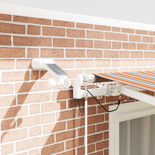 vidaXL Tenda Retrattile Multicolore 300 x 250 cm Poliestere e Metallo