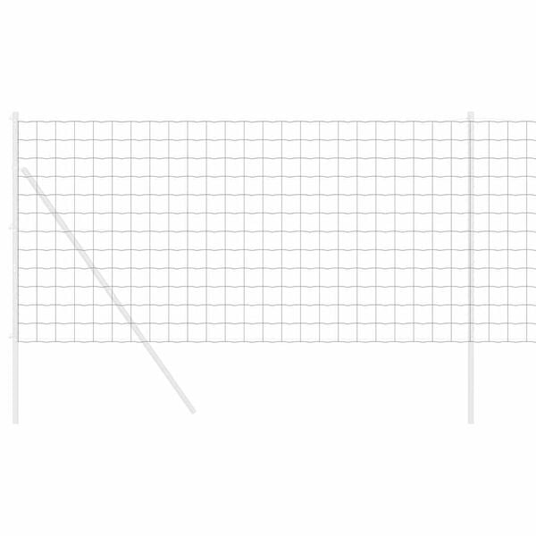vidaXL Recinzione Esagonale Argento 1,4 x 10 m Acciaio zincato