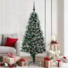 vidaXL Albero di Natale artificiale con 300 LED Verde 180 cm