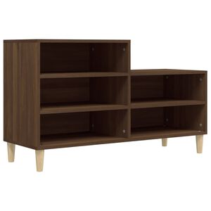 vidaXL Scarpiera Rovere Marrone 102x36x60 cm in Legno Multistrato