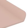 vidaXL Mensola sospesa 4 pcs Rosa 60 x 8,5 x 2,5 cm Acciaio