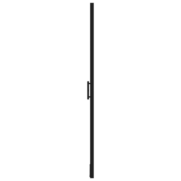 vidaXL Porte per Doccia in Vetro Temperato 81x195 cm Nere