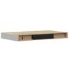 vidaXL Scaffali a Parete 2 pz Rovere e Bianco 40x23,5x3,8 cm in MDF