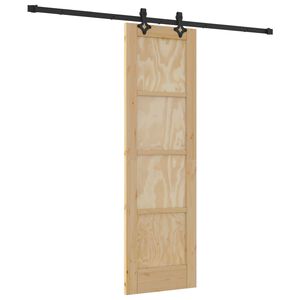 vidaXL Porta scorrevole ORKDAL 61 x 198,5 cm Legno Massello di Pino