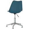 vidaXL Sedie da Pranzo Girevoli 6 pz Turchesi in Similpelle