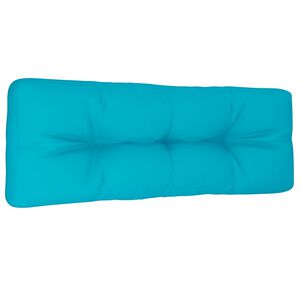 vidaXL Cuscino per Pallet Turchese 120x40x12 cm Tessuto