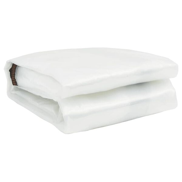 vidaXL Telone Trasparente con Occhielli 6x8 m in Polietilene