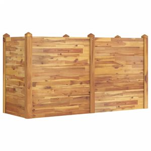 vidaXL Fioriera Rialzata da Giardino 160x60x84cm Legno Massello Acacia