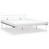 vidaXL Giroletto Bianco in Metallo 200x200 cm