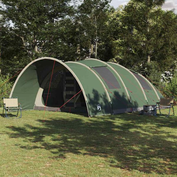 vidaXL Tenda a tunnel con tetto Verde 710 x 460 x 245 cm
