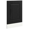 vidaXL Pannello lavastoviglie Kalmar Rovere Nero 45 x 1,5 x 57 cm