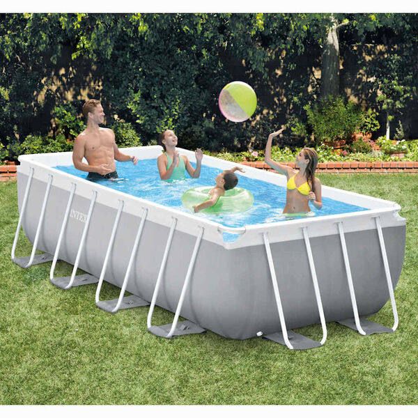 Intex Set Piscina Prism Frame Rettangolare 400x200x100 cm