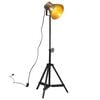 vidaXL Lampada da Terra 25 W Ottone Anticato 35x35x65/95 cm E27