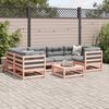 vidaXL Set Divani da Giardino 7 pz in Legno Massello Abete Douglas