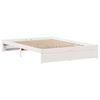 vidaXL Letto senza Materasso Bianco 120x200 cm Legno Massello di Pino
