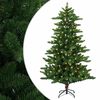 vidaXL Albero di Natale artificiale 120 cm 150 LED Bianco caldo