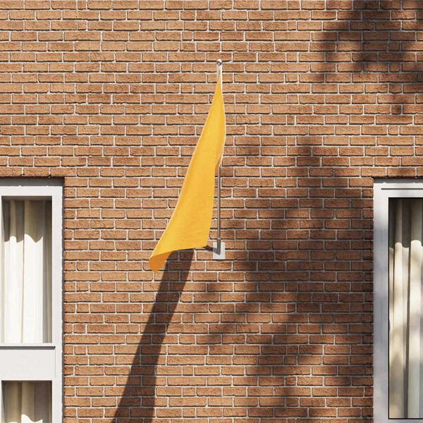 vidaXL Supporto per palo della bandiera Argento 10.5 x 7.5 cm Acciaio