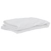 vidaXL Coprimaterasso Bianco 90x220 cm Impermeabile