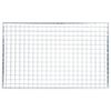 vidaXL Grata Argento 80 x 50 x 2 cm Acciaio Zincato a Caldo