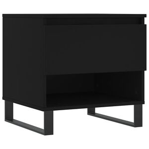vidaXL Tavolino da Salotto Nero 50x46x50 cm in Legno Multistrato