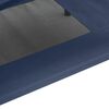 vidaXL Letto per Cani Blu navy 122 x 93 x 106,5 cm Acciaio