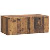 vidaXL Mobile Porta TV da Muro 78,5 x 41 x 30 cm Legno antico