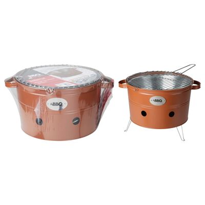 ProGarden Secchio Barbecue con 2 Manici 34,5 cm Arancione Opaco