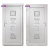 vidaXL Porta Ingresso Bianca 108x200 cm in PVC