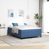 vidaXL Struttura letto piattaforma Blu 140 x 200 cm Tessuto