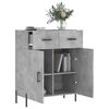vidaXL Credenza Grigio Cemento 69,5x34x90 cm in Legno Multistrato